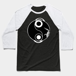 Eternity otter swimming through a ying yang see of time Baseball T-Shirt